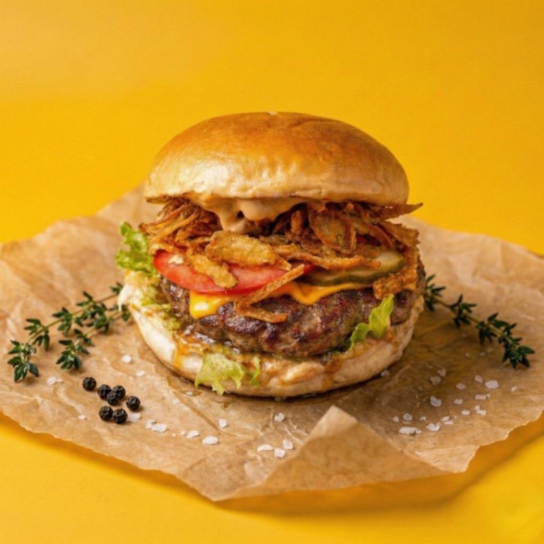 Smoky Stacks Burger